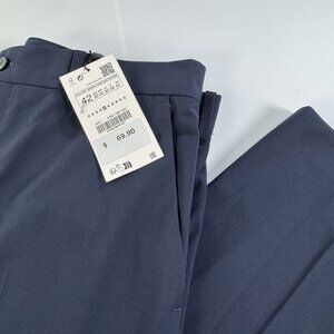 Zara Men's Dark Blue Dress Pants